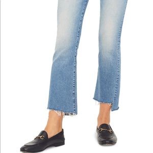 Mother Brand Insider Crop Step Fray Jeans